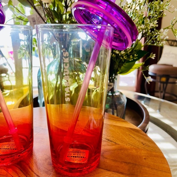 Starbucks Ombré Sunset Glass Reusable Tumbler - Picture 10 of 16